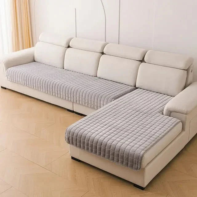 VelvetCozy - Plush velvet anti-slip soffa överdrag för ökad elegans och komfort