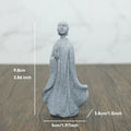 Buddha Stenstaty Liten Buddhastaty Tibbetska Buddhism Figurer Zen Trädgårds Ornament Meditation Hem Akvarium Dekoration