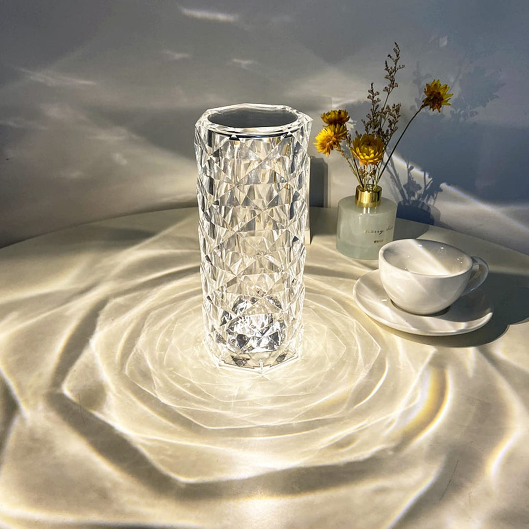 Elegant Atmosfär Kristall Nattlampa