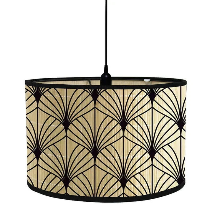 Art Deco Trumlampa Skärm
