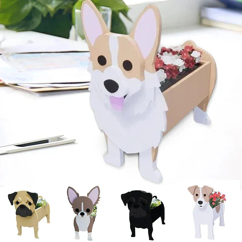Blomkruka - Pawsome - Hundplanta Behållare - Olika Raser