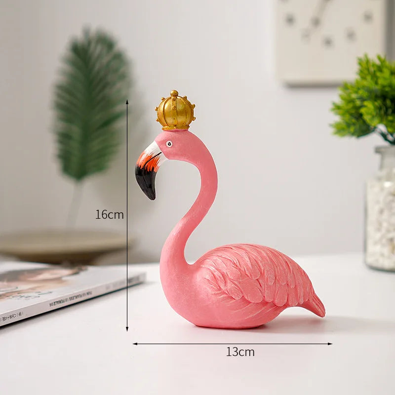 Nordisk Flamingo Figur Figur Staty Skulptur Vardagsrum Kontor Bröllop Fest Dekorationer Heminredning Dekorationsaccessoarer