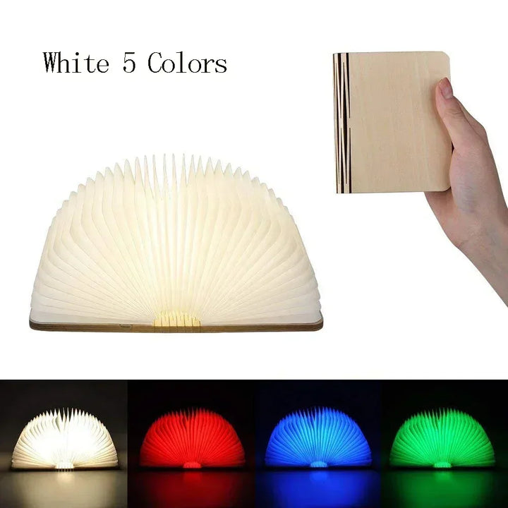 Kreativ Bok LED Nattlampa