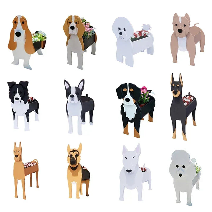 Blomkruka - Pawsome - Hundplanta Behållare - Olika Raser
