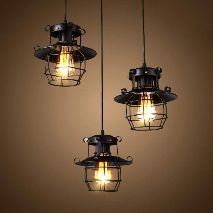 Norah Retro-Industriell Hängande Lampa