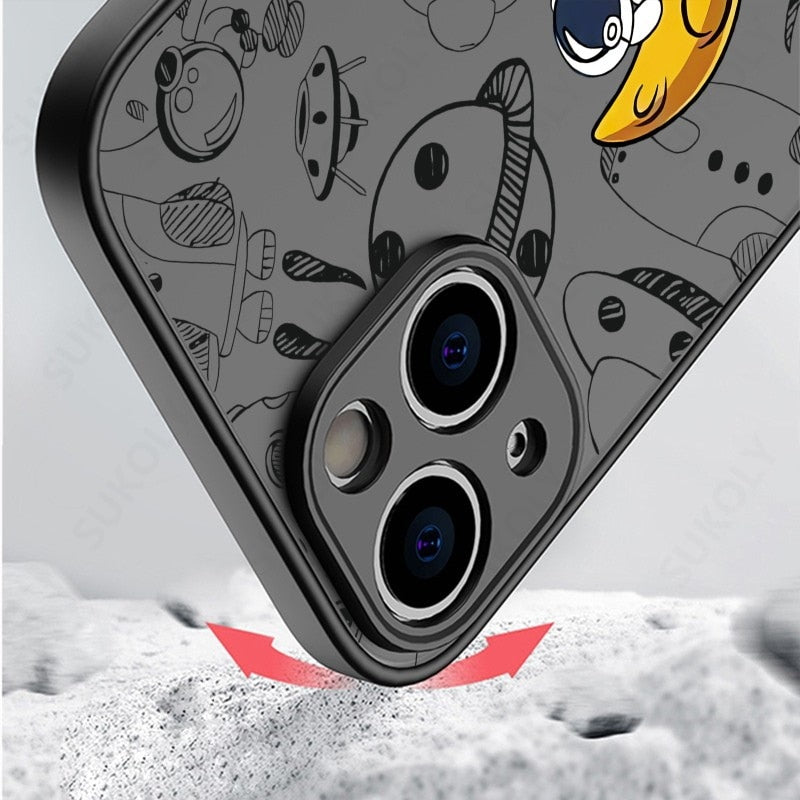 Space Road Relax Astronaut iPhone-fodral