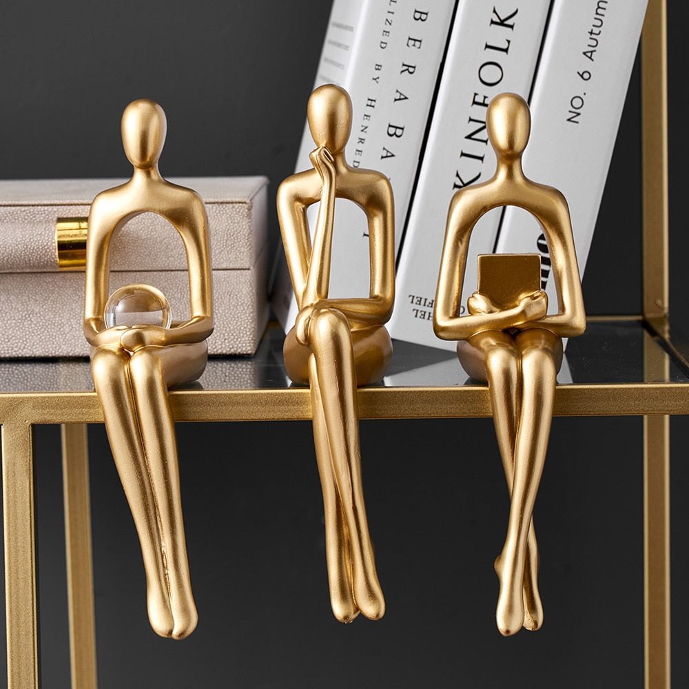 Modern Figurer Abstrakt Heminredning Skulptur