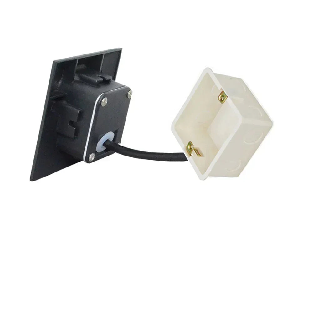 Modern vattentät IP65 LED infälld vägglampa för utomhusbelysning - 3W inbyggd trapp- och balkongportalbelysning