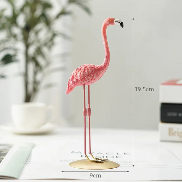 Nordisk Flamingo Figur Figur Staty Skulptur Vardagsrum Kontor Bröllop Fest Dekorationer Heminredning Dekorationsaccessoarer