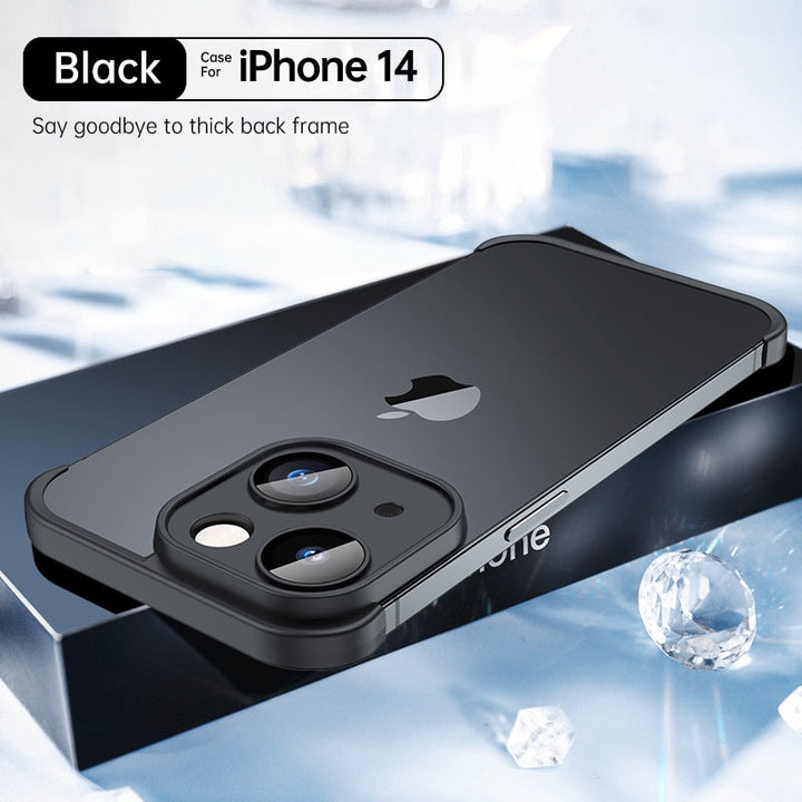 Stötsäker Hörnpad Mjuk Silikon iPhone Fodral