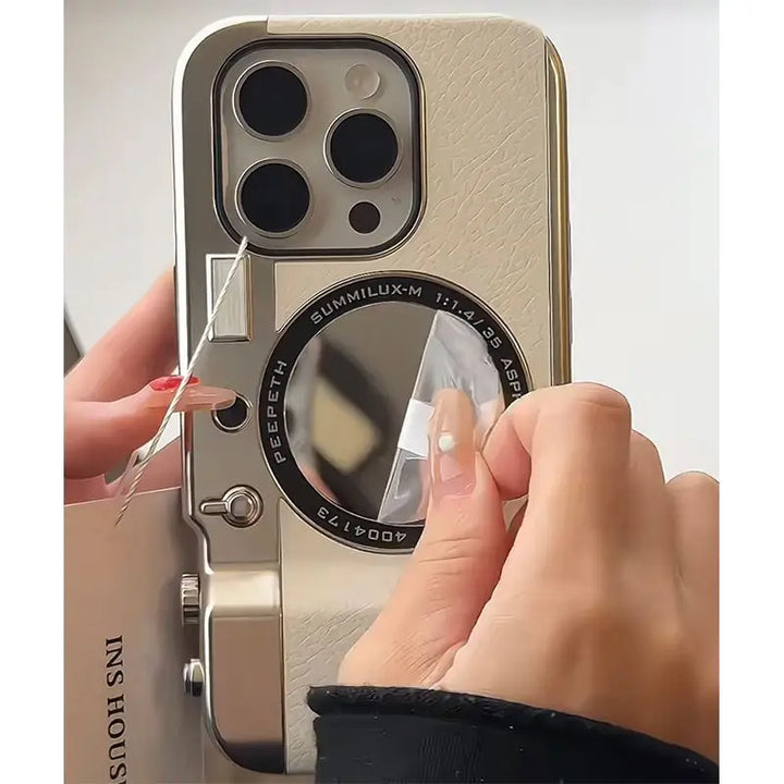 Retro Bluetooth Kamera iPhone Fodral