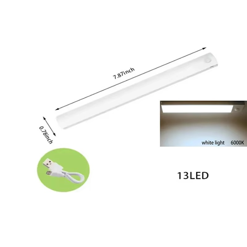 Smart Sensor LED Nattljus - Rörelsesensor, Dimmbar &amp; Uppladdningsbar