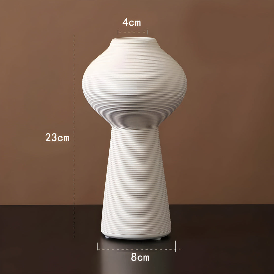 Minimalistisk Handgjord Keramisk Zen Vasen