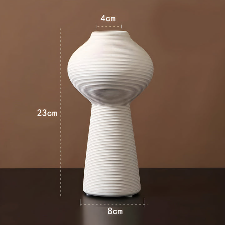 Minimalistisk Handgjord Keramisk Zen Vasen