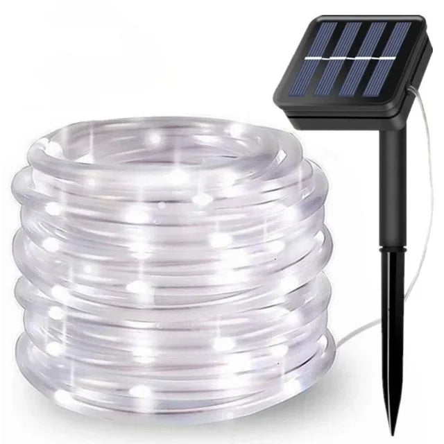 LED Solcells Ljus - Utomhus Vattentåliga Ljus för Jul, Trädgård, Gräsmatta, Träd, Staket och Vägdekoration