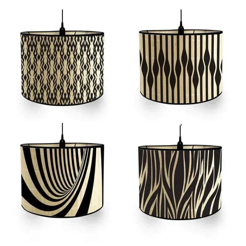Art Deco Trumlampa Skärm