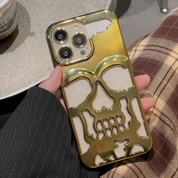 Gothic Midnight Skull Telefonfodral