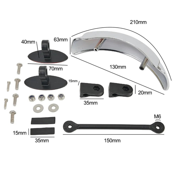 180 Graders Motorcykel Blind Spot Spegel