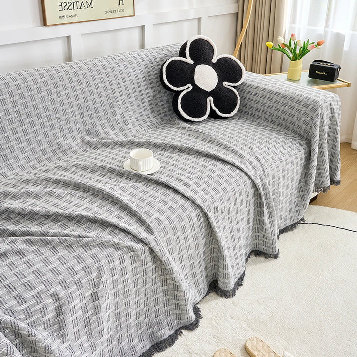 DualComfort Vändbar Sofföverdrag – Stilig, Tvättbar Soffskydd för 3–4 Sits Soffor