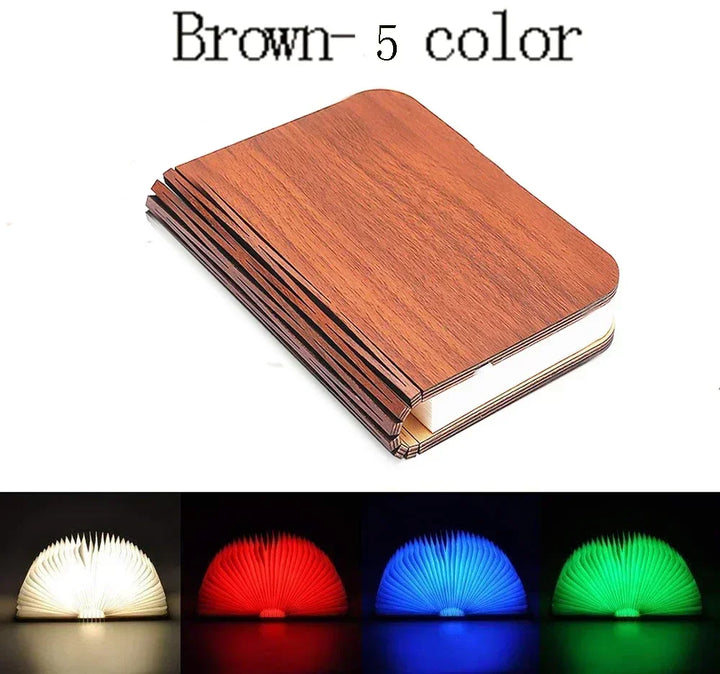 Kreativ Bok LED Nattlampa