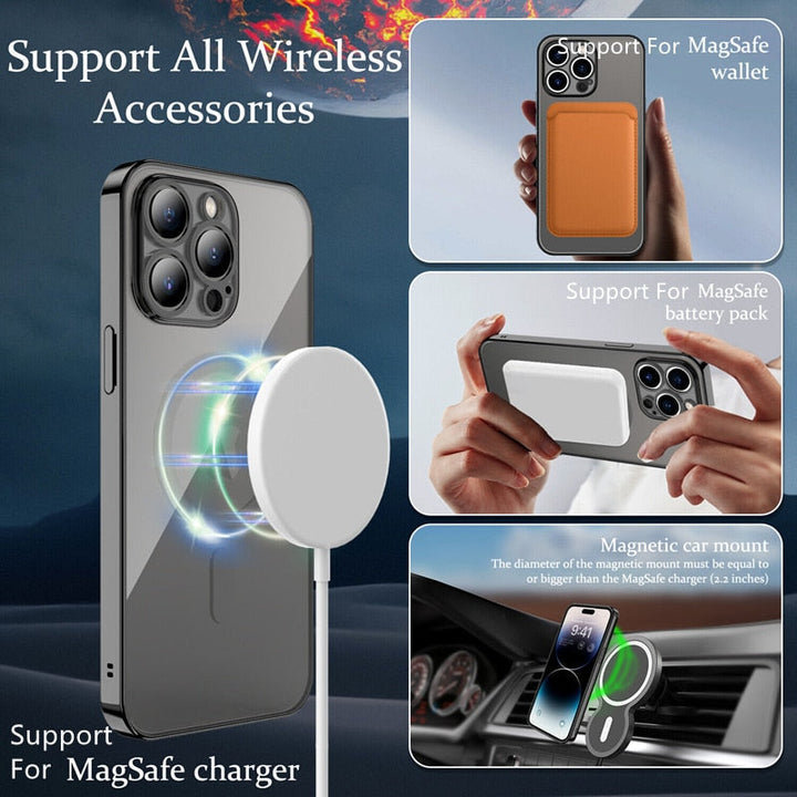 Sky Clear Transparent Silicone iPhone-fodral