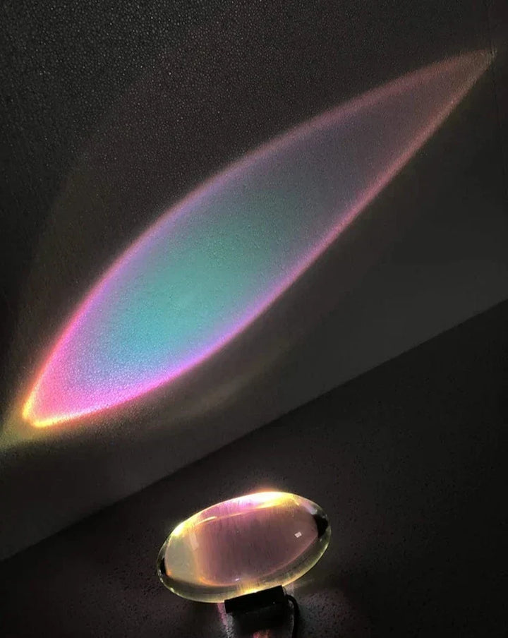 Kristall Solnedgång Himmel Bordslampa