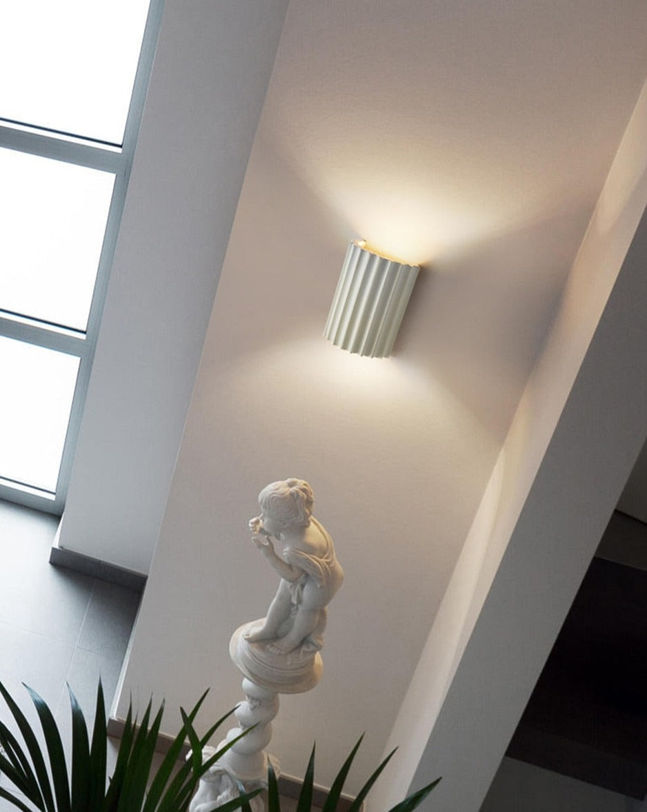 Fällbar färg Resin LED Vägglampa