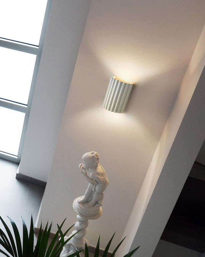 Fällbar färg Resin LED Vägglampa