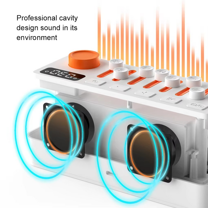 Smart Sömnljudmaskin med RGB Nattljus och Bluetooth Högtalare