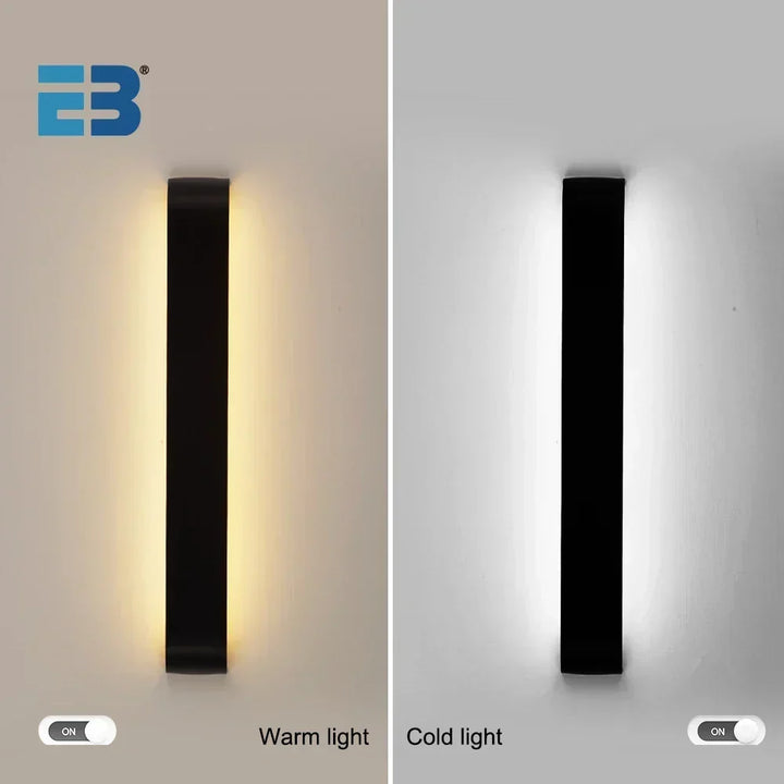 Modern LED Vägglampa - Mångsidig Belysningslösning för Sovrum, Kök och Vardagsrum