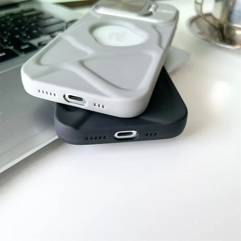 Magsafe Silikon Linsskydd iPhone Fodral
