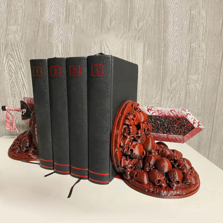 Berserk Bokstöd Arg Bokstöd Drakjägare Resin Hantverk Studie Konst Dekorativt Ornament Hem Skrivbord Bokhylla T4z7