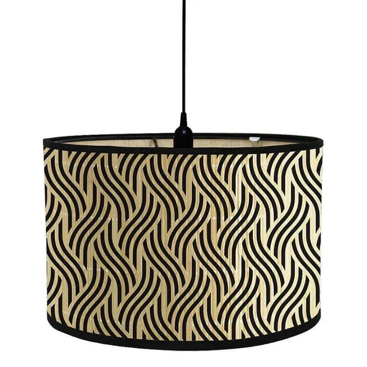 Art Deco Trumlampa Skärm