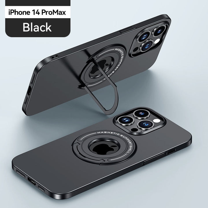 Magsafe Kompatibel Magnetisk Ring Telefonfodral Ställ