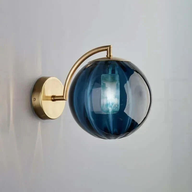 Färgglad Glas Modern Vägglampa