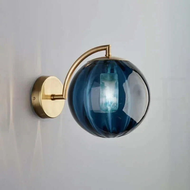 Färgglad Glas Modern Vägglampa