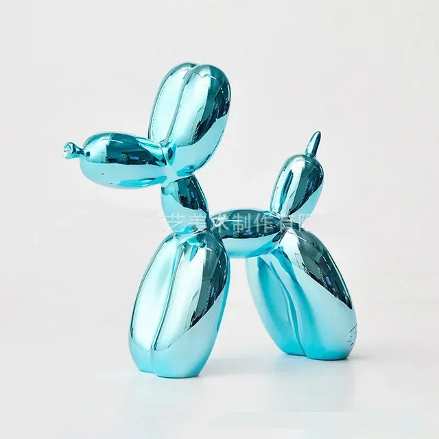Nordisk Ballonghund Skulptur Resin Djur Ornament Konst Skulpturer och Figurer Hantverk Heminredning Rum Skrivbordsaccessoarer