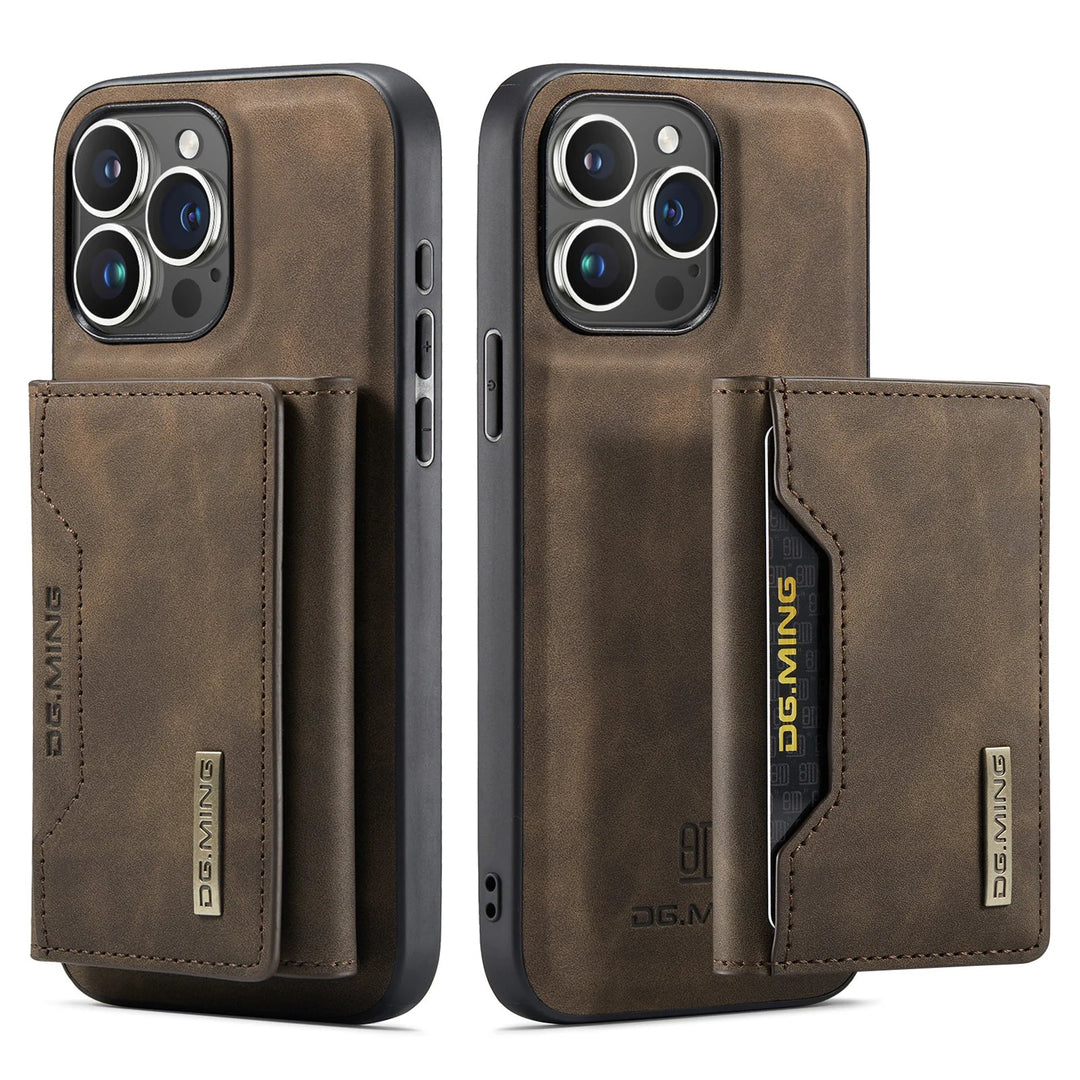 2-i-1 iPhone-fodral med avtagbar plånbok