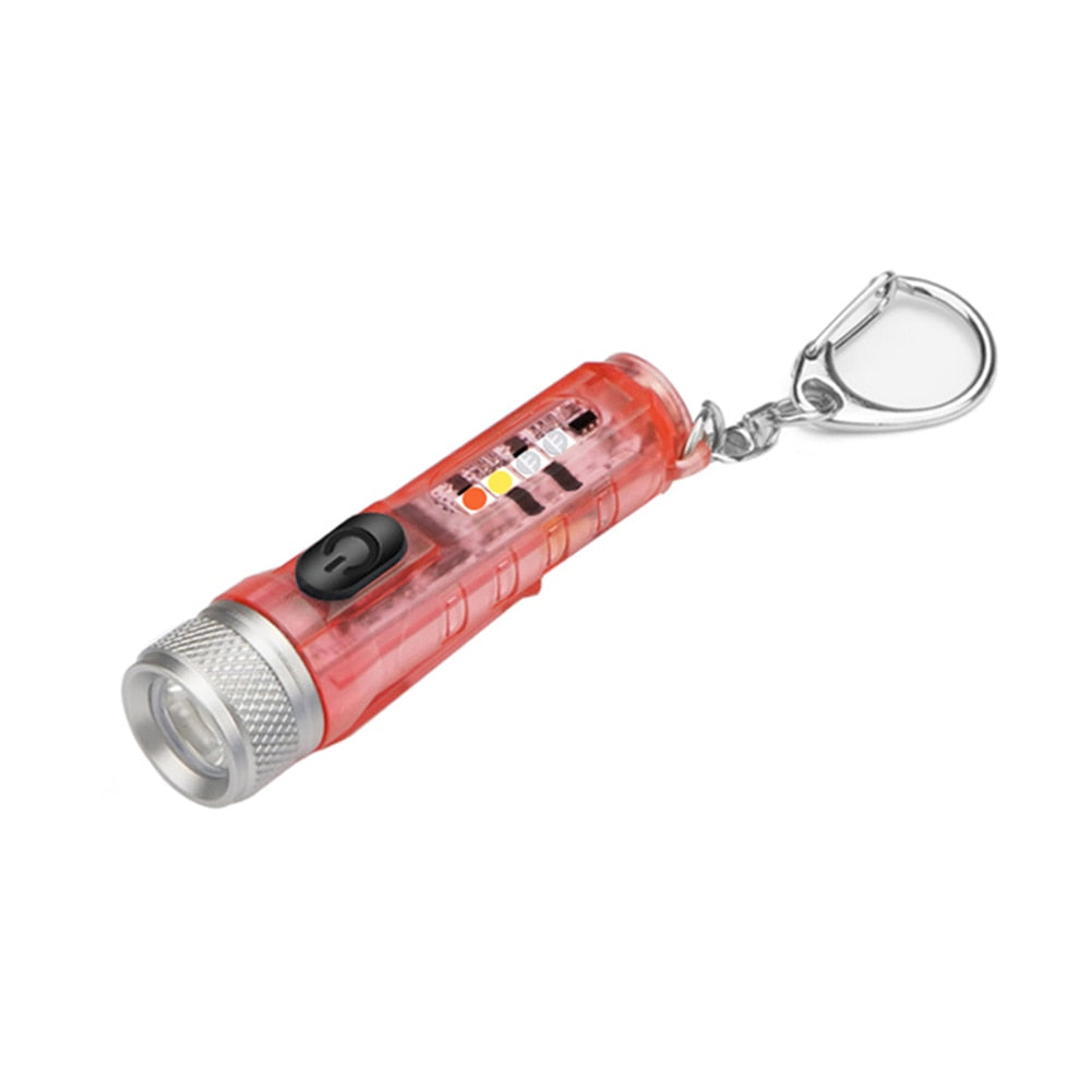 Mini-LED nyckelring ficklampa