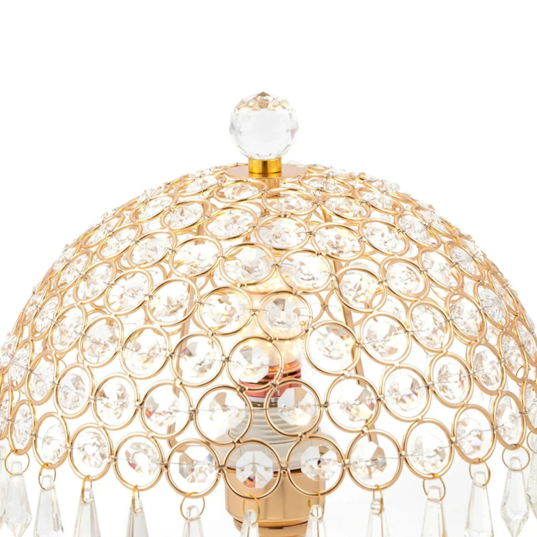 Modern Kristall Lyx Dekorativ Nattduksbordslampa
