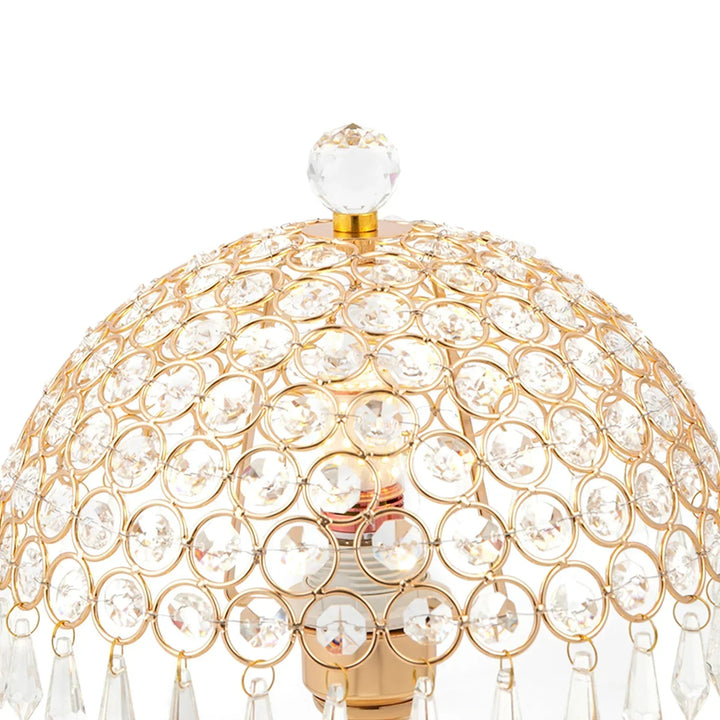 Modern Kristall Lyx Dekorativ Nattduksbordslampa
