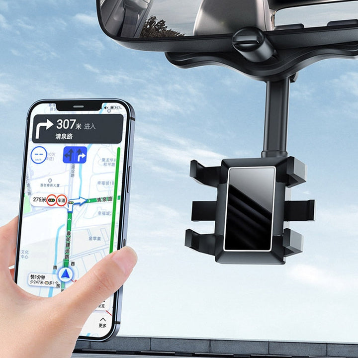 Rotationsbar Bakspegelsfäste för Telefon