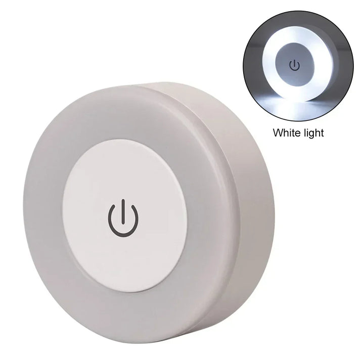 LUMORA Touch LED Nattlampa | USB Uppladdningsbar | Magnetisk &amp; Steglös Dämpning | Varm &amp; Kall Ljus