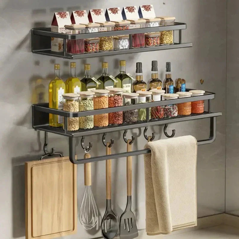 KitchenStyle – Elegant Vägghylla för ett Organiserat Kök