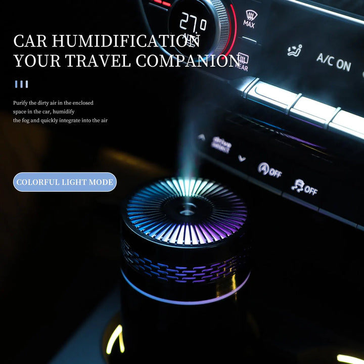250ML Bärbar Bilfuktare - USB LED Aromaterapi Diffusor