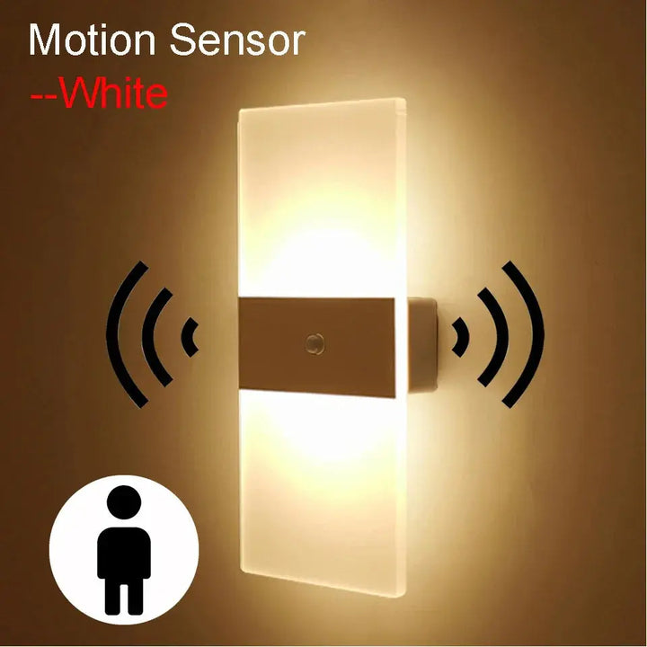 Éclatante - Touch Panel Vägglampa USB uppladdningsbar