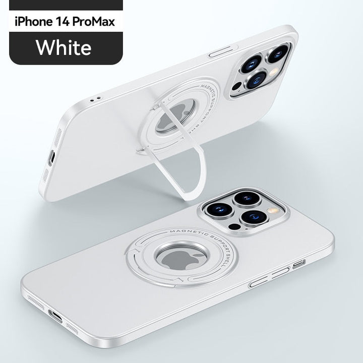 Magsafe Kompatibel Magnetisk Ring Telefonfodral Ställ