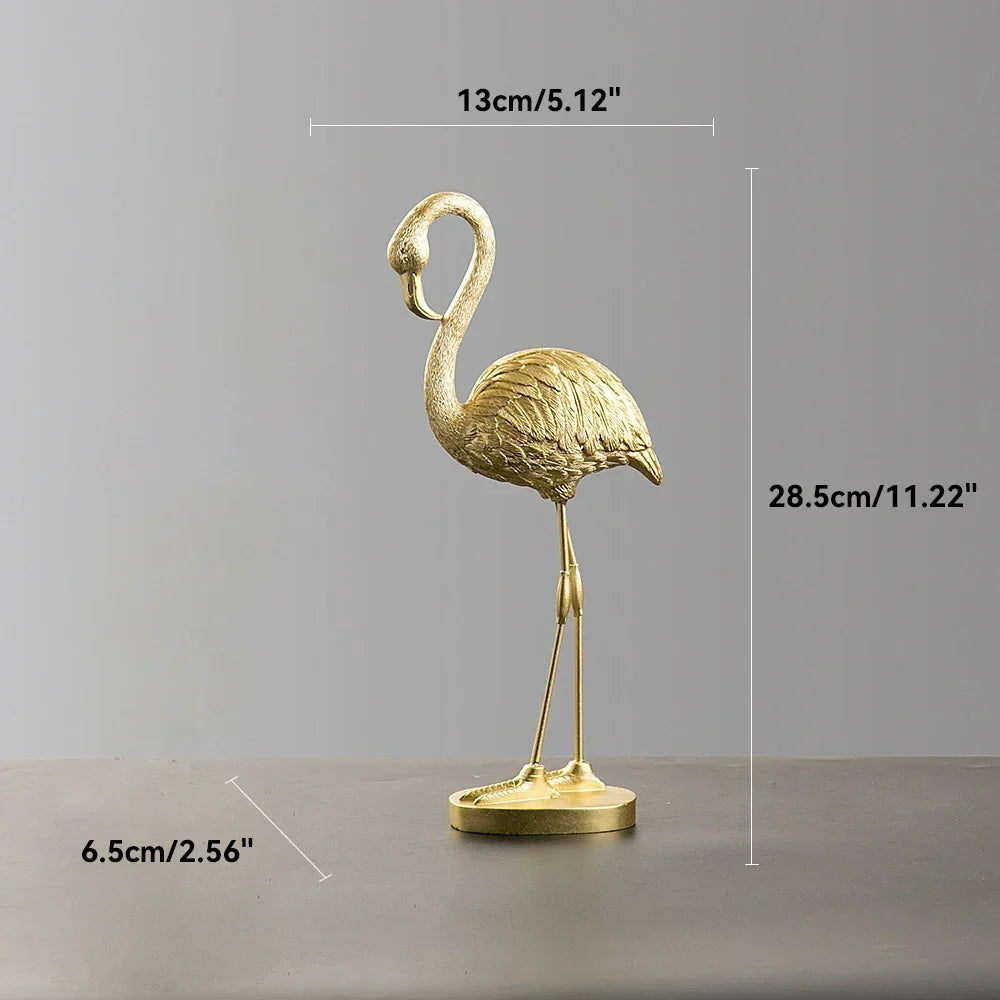 Nordisk Flamingo Figur Figur Staty Skulptur Vardagsrum Kontor Bröllop Fest Dekorationer Heminredning Dekorationsaccessoarer