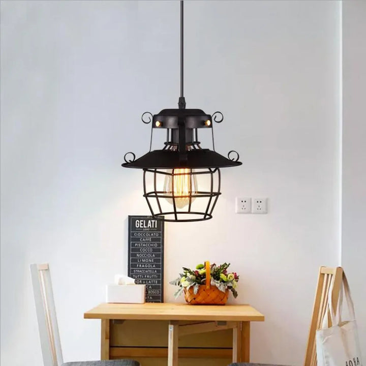 Norah Retro-Industriell Hängande Lampa