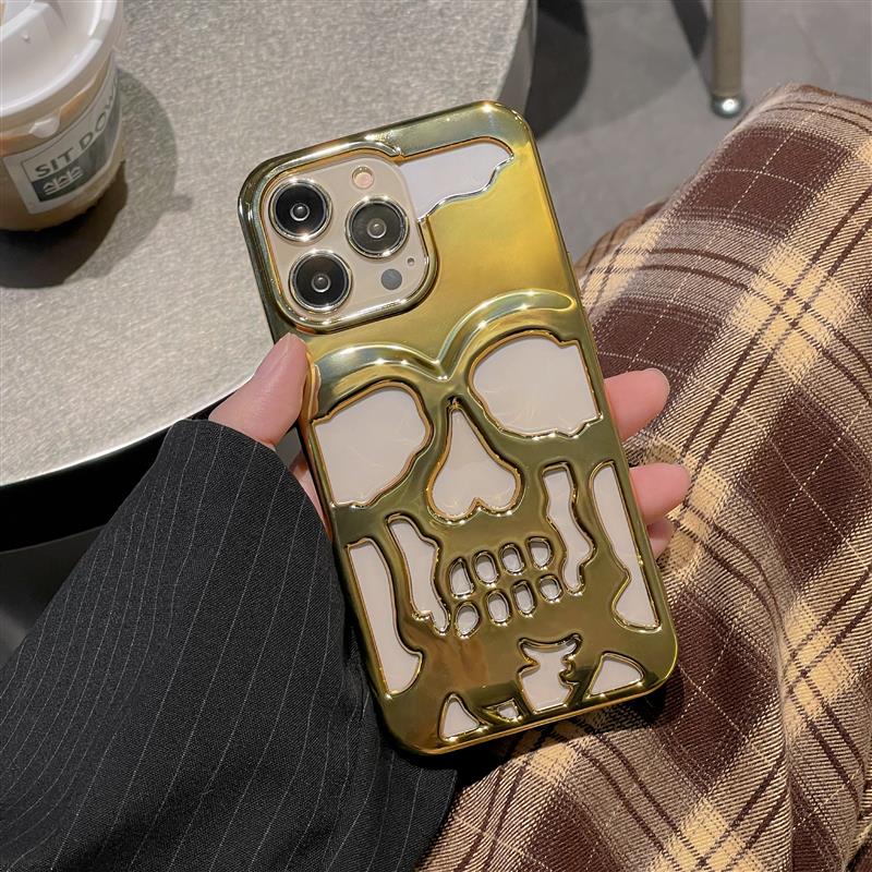 Gothic Midnight Skull Telefonfodral
